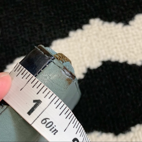 Fossil Leather Zip Around Wallet Multicolored Patchwork - Picture 10 of 10